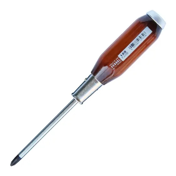 پیچگوشتی صنعتی دسته چوبی وسل (چهارسو ph2)